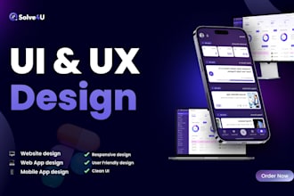 design human crafted UI UX for web and mobile apps