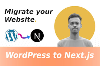 convert your old wordpress website to nextjs