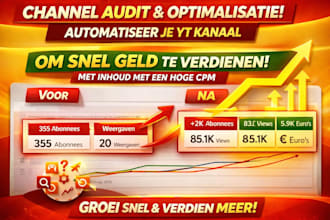 automatiseer je yt kanaal om snel geld te verdienen met inhoud met een hoge CPM
