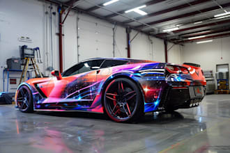 car wrap, truck wrap, van wrap design