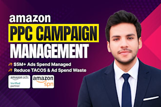 setup, manage and optimise amazon ads, amazon PPC campaigns ads to scale fba
