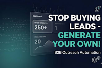 create a complete lead generation and cold outreach system