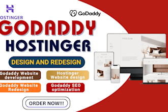 build hostinger stores, godaddy ecommerce website redesign godaddy landing pages