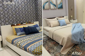 style your bedroom into a calm, modern and luxury space