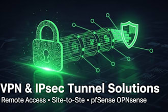 setup VPN ipsec tunnels remote access pfsense opnsense integration