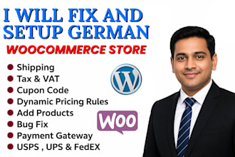 fix setup german woocommerce store shipping taxes dynamic pricing rules and usps