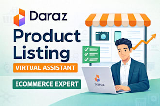 daraz product listing expert and ecommerce virtual assistant