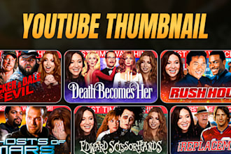design high CTR movie reaction thumbnails