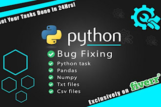 create python projects and fix your python code