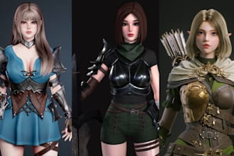 do 3d character modeling 3d game character unreal engine 3d character rigging