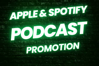 promote your podcast on spotify and apple podcasts to increase audience