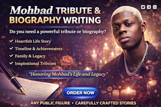 write a powerful tribute or biography about mohbad