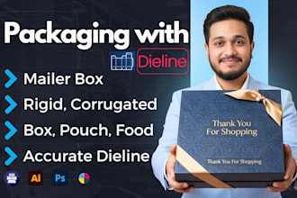 design custom mailer box, corrugated, food, mylar, paper bag and display box