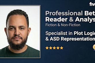 be your professional beta reader for romance, horror,thriller, or non fiction