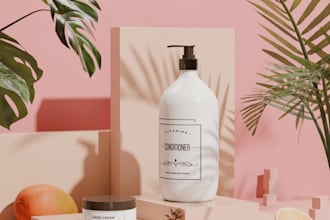 render your product in realistic studio lighting