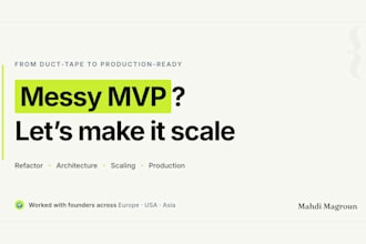 l turn your messy mvp into a scalable production app