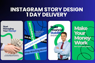 eyecathcing instagram story design