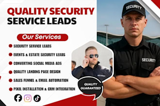 generate security service leads patrol service lead event security guard website