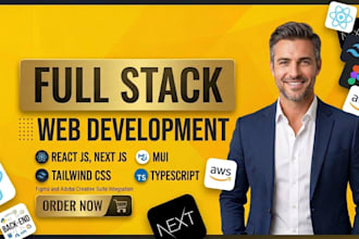 build a full stack web app with react next js and node js