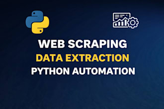 do python web scraping and data extraction