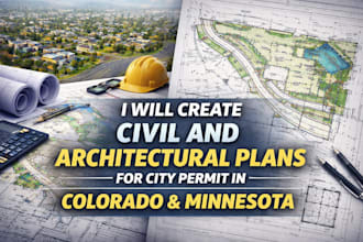 do civil and architectural permit plans for colorado and minnesota city approval