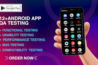 android testing 12 to 20 tester mobile app testing beta tester