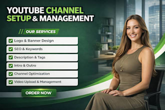 create and setup youtube channel