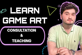 be your game art tutor and help you design
