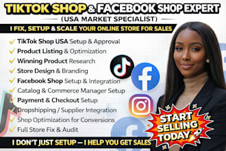 setup tiktok shop, USA tiktok shop, facebook shop