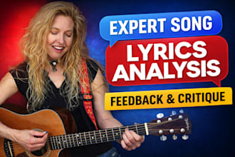 enhance proofread review your song lyrics to give detailed songwriting feedback
