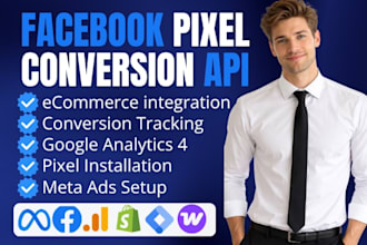 setup facebook meta pixel conversion API meta ad campaign shopify ga4 tracking