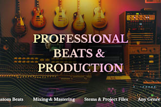 produce a trap hip hop beat for you
