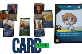design game art, card game assets, tabletop game design