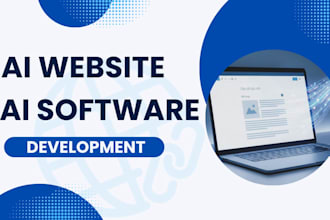 do full stack website development, ai website, ai chatbot, ai software de