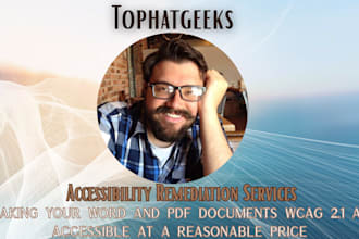 edit and remediate your word and PDF documents for accessibility requirements
