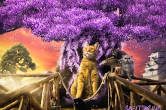 create digital art, photoshop manipulation, illustration