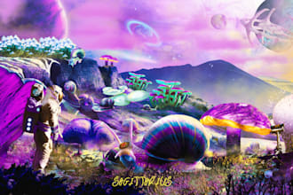 create digital art, photoshop manipulation, illustration