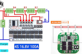design and optimize schematic pcb battery management system bms  dc link banks