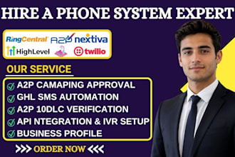 setup ringcentral a2p 10dlc registration nextiva twilio ghl sinch sms compliance