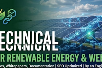 write expert articles on renewable energy and crypto