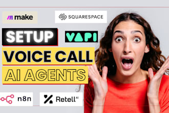 setup vapi, retell ai, elevenlabs, synthesis ai voice agents and n8n ai agent