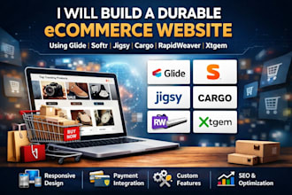 build cargo durable landingi glide jigsy rapidweaver xtgem softr ecommerce store