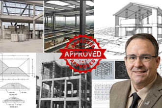 analyze rcc and steel structures with load calculation and design check