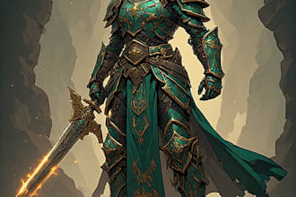 dnd character art and dnd character