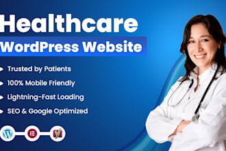 design medical and healthcare website in wordpress