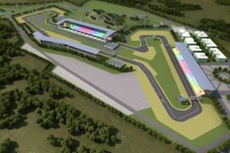develop 3d resort racetrack, site map building, racing simulation, cgi rendering