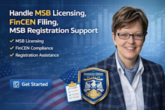 handle msb licensing, fincen filing, msb registration support
