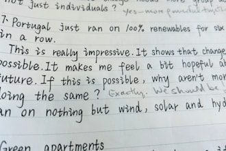 handwrite notes and letters