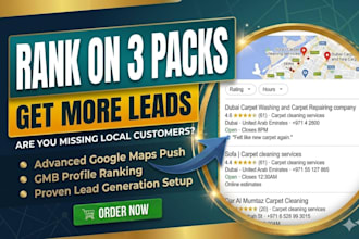 skyrocket your local SEO and gmb ranking for getting leads