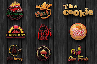 design professional food, restaurant, cafe and bakery logo